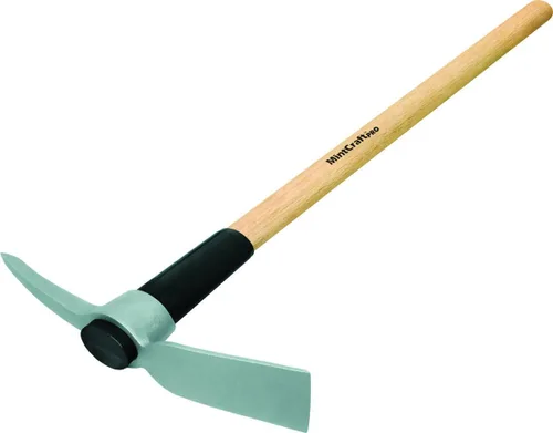 Vista 4 de Azadón cortador Truper 31612 2-1/2 libras, mango de madera, 36", Asa de fibra de vidrio