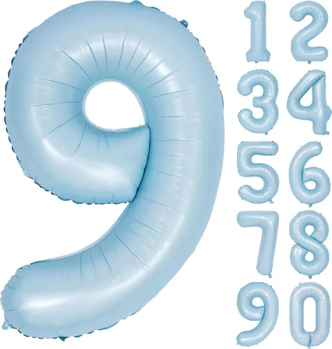 Vista 285 de Globos de 40 pulgadas con números de caramelo, papel de aluminio de helio, globos de látex de Mylar para fiesta de cumpleaños, decoración digital 0