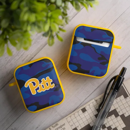 Vista 2 de AFFINITY BANDS Pittsburgh Panthers Camo HDX - Funda compatible con Apple AirPods Generaciones 1 y 2