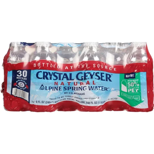Crystal Geyser, Agua de manantial alpino natural, 30 unidades