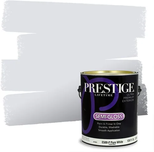 Vista 164 de Prestige Paints. - Base y pintura para exteriores en un solo galón, 1 galón. plano, comparable con Sherwin Williams Topsail.