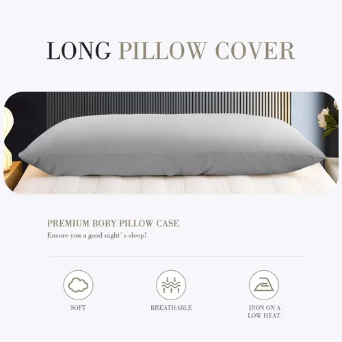 Vista 13 de WishSmile Juego de 2 fundas de almohada estándar refrescantes, transpirables, frescas, sedosas, suaves, de rayón derivado de tela de bambú