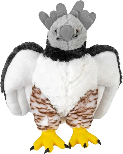 Vista 2 de Wild Republic Cuddlekins Harpy Eagle, animal de peluche, 12 pulgadas, juguete de peluche, botellas de agua recicladas