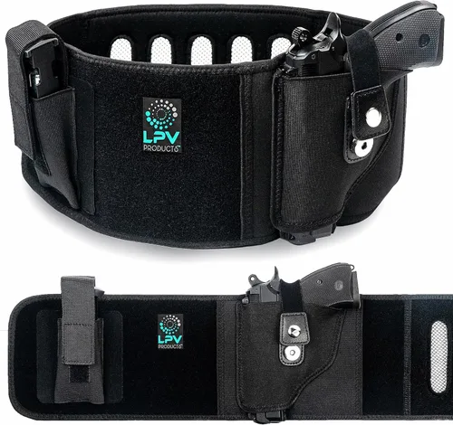 Vista 10 de Funda galardonada con banda de vientre para ocultación profunda. Retención magnética para el 99% de las pistolas. Durabilidad y cierre de grado