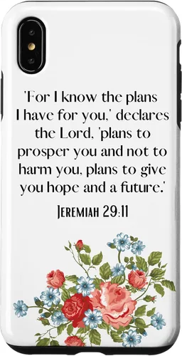 Vista 12 de Funda para iPhone 12 Pro Max I Know The Plans I Have For You Says The Lord Jeremiah 29:11