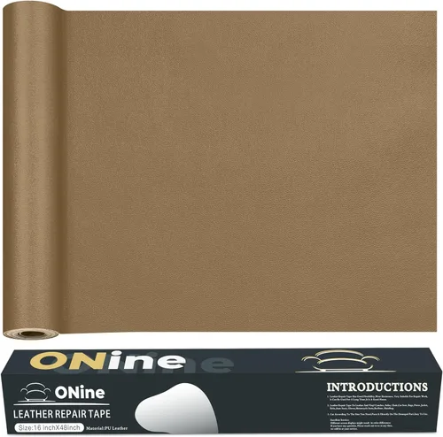 Vista 52 de ONine Reparación profesional de cuero para sofá, cinta de reparación de cuero de 3 x 60 pulgadas (cuero gris oscuro)