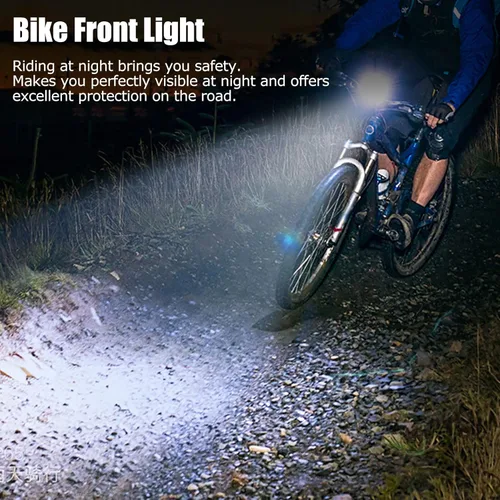 Vista 2 de Faro de bicicleta vintage retro para bicicleta, luz LED, luz nocturna con ala de metal, lámpara de cabeza delantera de seguridad retro, accesorios