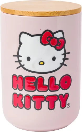 Vista 19 de Silver Buffalo Sanrio Hello Kitty y sus amigos Cinnamoroll Cerezas Azul Jarra de Aperitivos de Galletas de Cerámica con Cuadros (Grande)