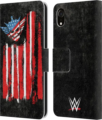 Vista 98 de Head Case Designs Officially Licensed WWE American Nightmare Flag Cody Rhodes Leather Wallet Case Compatible with Apple iPhone 7 Plus/iPhone 8 Plus