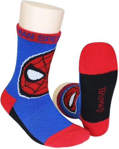 Vista 7 de Super Hero Adventures Spider-Man - Calcetines para niños pequeños, paquete de 6