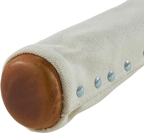 Vista 7 de Klein Tools 5471 - Bolsa de lona, bolsa para electrodos con fondo de cuero duro y asa de cinturón de tela, de 2.5 pulgadas de diámetro