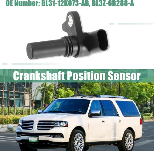 Vista 2 de X AUTOHAUX Sensor de posición del cigüeñal del motor de coche BL31-12K073-AB para Ford Transit-350 HD Base Metal Plástico