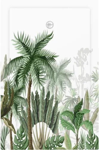 Vista 410 de Cubiertas de salida de impresión de líneas doradas de granito de mármol marrón, 1 palanca y 1 combinación basculante, placa decorativa de pared