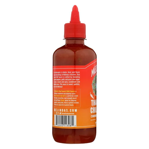 Vista 4 de Melinda's Salsa de chile dulce tailandés, apta para dieta cetogénica, Kosher, 12 onzas (paquete de 6)