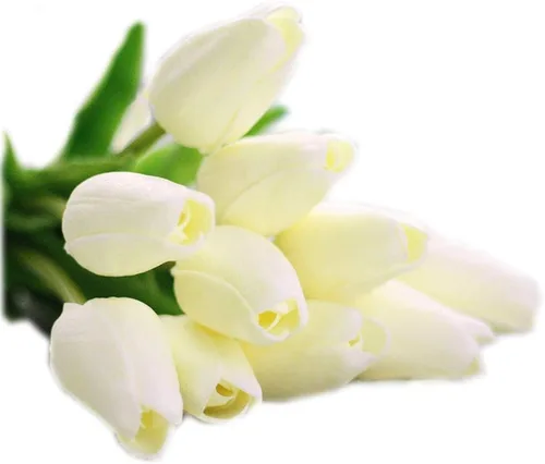 Tulipán artificial de 30 piezas de flores de tacto real para la decoración del hogar de la boda centro de mesa