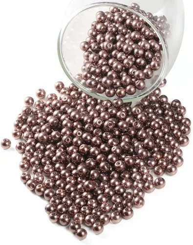Vista 18 de YouLuo 200 piezas de cuentas de perlas de cristal Cuentas redondas de perlas de cristal checo pequeñas y brillantes de satinado para joyería