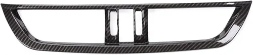 Vista 4 de Marco de ventilación de salida de aire acondicionado para consola central de automóvil ABS para Alfa Romeo Giulia 2017-2020 (fibra de carbono)