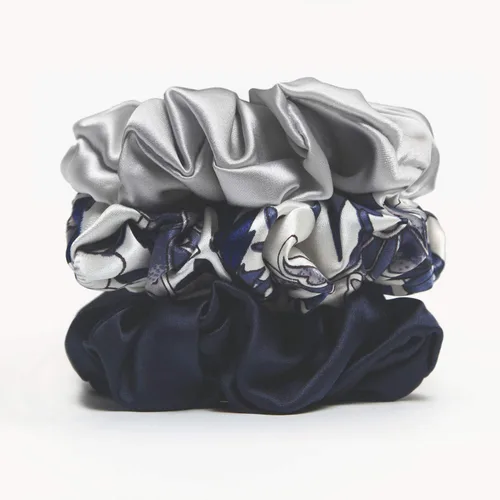 Vista 9 de Michooyel Paquete de 3 coleteros de seda de morera de 1.6 in para mujeres y niñas