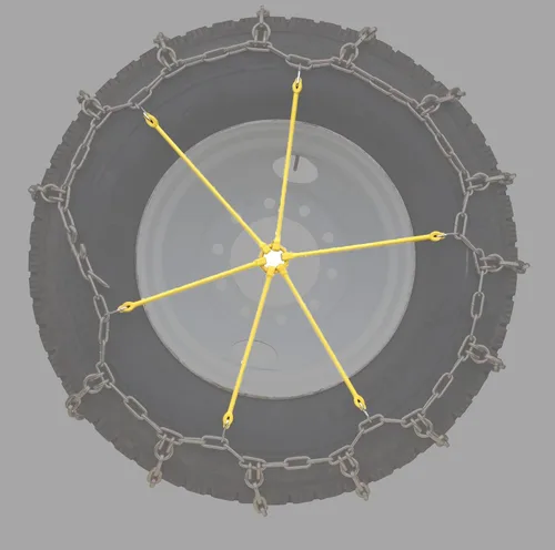 Vista 2 de SCC QG20009 Tensor de cadena de múltiples brazos para camiones pesados - Set de 2, Amarillo