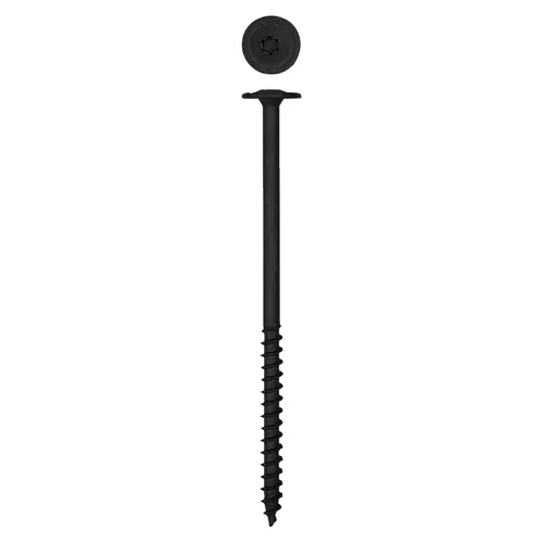 Vista 40 de SPAX Tornillos de retraso de madera estructural con cabezal de arandela exterior de 1/4" x 2-1/2", broca Torx T-Star (50 EA) incluida, resistente a