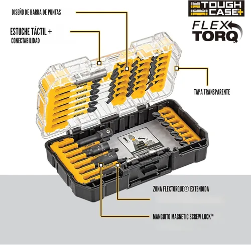Vista 3 de DeWalt accesorios DWA2T40IR 40 piezas Juego de Impulsores