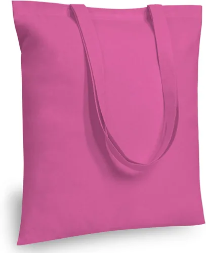 Vista 18 de TOPDesign Paquete de 10 bolsas de mano económicas de algodón de 11.8"x13", bolsas de tela ligeras y pequeñas reutilizables para compras