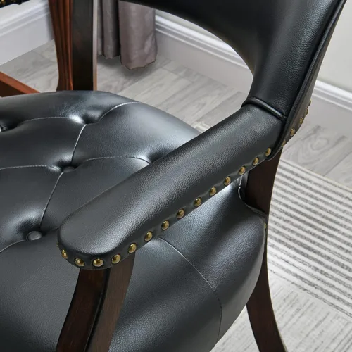 Vista 110 de Silla de comedor con ruedas, sillas de capitán con rodillos, juegos de dinette, sillas de póquer con ruedas, mesa de cocina, sillas rodantes, silla