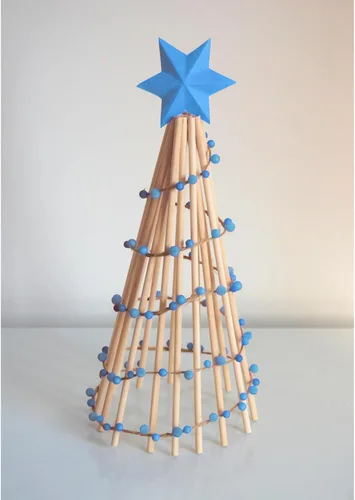 Vista 6 de Varillas de madera de 1/2 x 24 pulgadas, redondas, sin terminar, para manualidades, piruletas, soporte para pasteles, 25 piezas