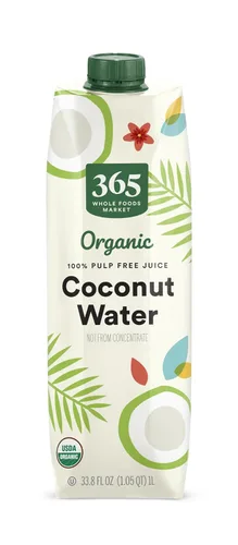 Vista 9 de 365 by Whole Foods Market, Agua de coco, 100% sin pulpa, 17.6 onzas líquidas