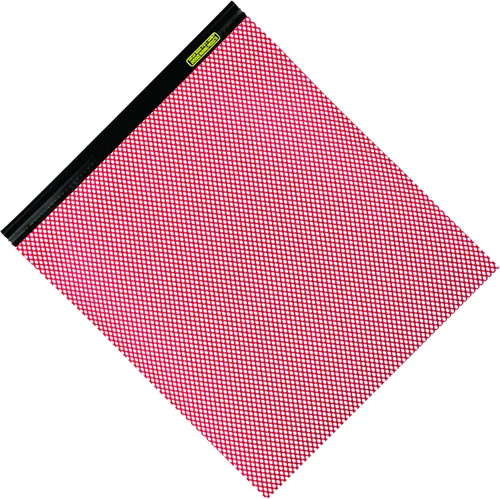 Vista 9 de Productos de advertencia de gran tamaño - Bandera de repuesto de montaje rápido naranja 18" x 18