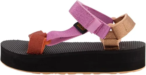 Vista 2 de Teva Sandalia metálica universal de forma media unisex para niños Metálico