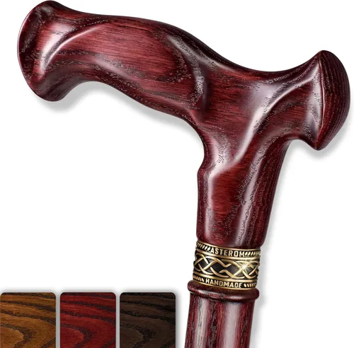 Vista 13 de Asterom Handcrafted Canes for Men - Ergonomic, Stylish, Wooden Walking Cane for Men, Cool Walking Sticks for Seniors