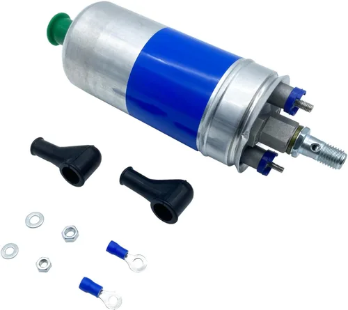 Bomba de combustible eléctrica en línea diesel universal de gas resistente de 12 V con kit de instalación HFP-602 reemplaza al OEM # E7127M,