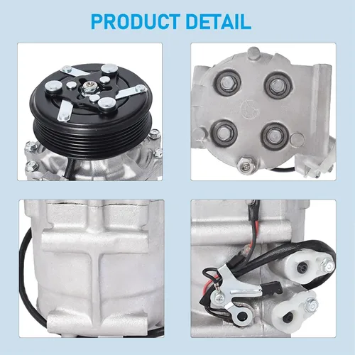 Vista 7 de LABLT Reemplazo del compresor del A/C para Civic 1.7L 2002 2003 2004 2005 Reemplazo para CO 4914AC