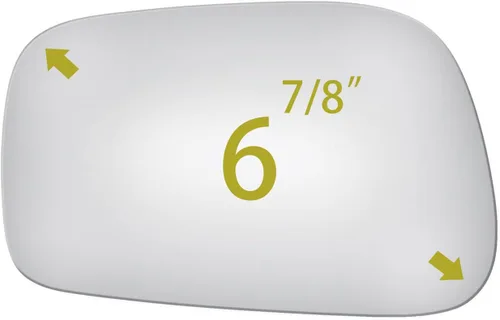 Vista 3 de BOOLEE Cristal de espejo izquierdo de repuesto para PONTIAC VIBE TOYOTA COROLLA MATRIX 2003 2004 2005 2006 2007 2008