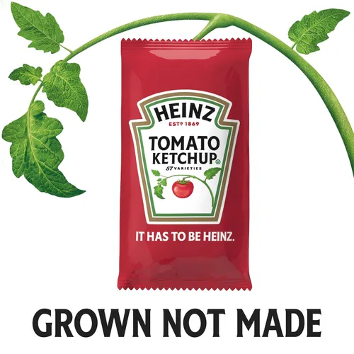 Vista 5 de Heinz Paquetes individuales de ketchup de tomate (paquete de 750 unidades)