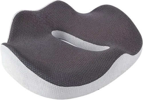 Cojín ergonómico para asiento ortopédico con espuma de gel Visco, cojín para silla de oficina, cojín para silla de computadora, silla de juegos y