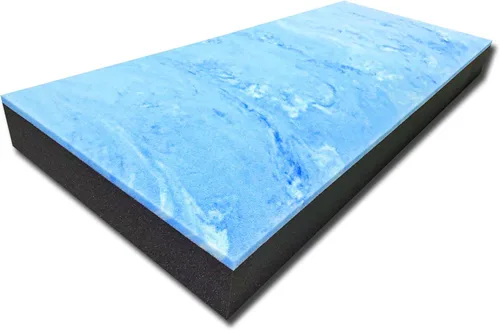 FoamTouch Colchón litera de 6 x 36 x 72 pulgadas, espuma viscoelástica de gel sobre espuma de carbón de alta densidad, repuesto de colchón de
