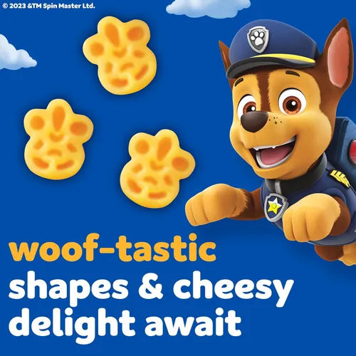 Vista 5 de Kraft - Tazas de macarrones y queso fáciles de microondas con formas de pasta Nickelodeon Paw Patrol (paquete de 4 unidades, tazas de 1.9 onzas)