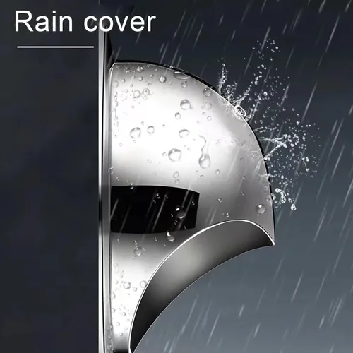 Vista 4 de Tapa redonda de ventilación de aire, campana extractora, tapa de lluvia de chimenea, cubierta protectora de lluvia de tubo, tapa protectora