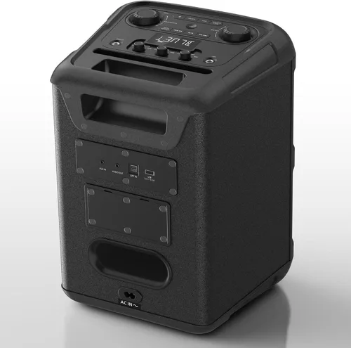 Vista 12 de Panasonic BMAX Altavoz Portátil Bluetooth, 75W Boost de Graves, Batería de Larga Duración, Inalámbrico, 7 Colores de Luz y 12 Patrones con Flash