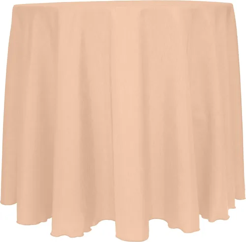 Vista 4 de Ultimate Textile Mantel redondo reversible Shantung Satin Majestic de 114 pulgadas, color verde cazador