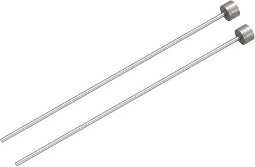 Vista 7 de uxcell Pasadores eyectores rectos, 0.256 in (1/4") Dia. Punzón de punta redonda de acero 65Mn 100mm (4") de largo para mantenimiento mecánico 2