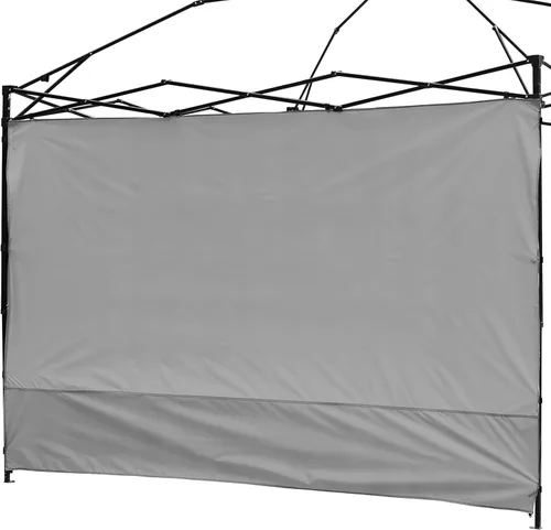 Vista 15 de Toldo Parasol Pared Lateral para Gazebos Carpa Impermeable para 10x10ft Pop up Pierna Recta Exterior 1 Pieza Nuevo Solo Negro