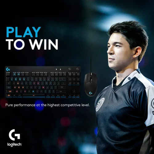 Vista 7 de Logitech G PRO - Ratón para juegos con cable, sensor Hero 16K, 16000 DPI, RGB, ultraligero, 6 botones programables, memoria integrada, construido