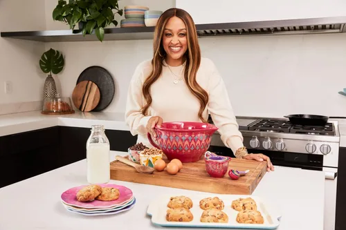 Vista 8 de Spice by Tia Mowry Cinnamon Twist - Bandejas decoradas de melamina de 2 piezas