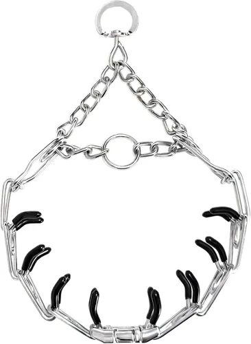 Vista 7 de Collar de entrenamiento de punta para perros, collar de pellizco ajustable para perros con hebilla de liberación rápida, collar sin tirones