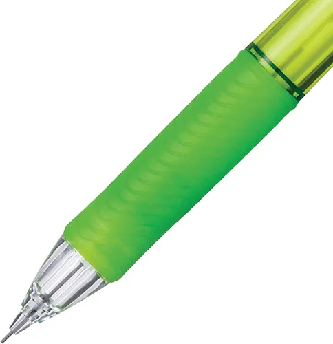 Vista 5 de Pentel EnerGize-X - Portaminas (0.020 in), barril verde claro, caja de 12 (PL105K)