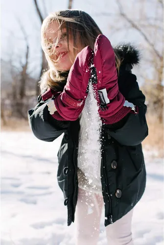 Vista 8 de Zelda Matilda - Mitones impermeables de invierno para niños pequeños y bebés, aislación de 3M Thinsulate 100G