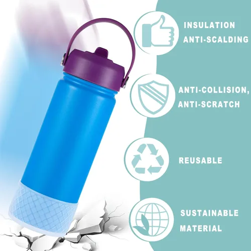 Vista 62 de Silicone Boot for Stanley Quencher 40 oz, Bottom Boot for IceFlow Flip 20 oz 30 oz, Boots Sleeve Cover for Hydroflask 12-24 oz and 32 oz 40 z Sports